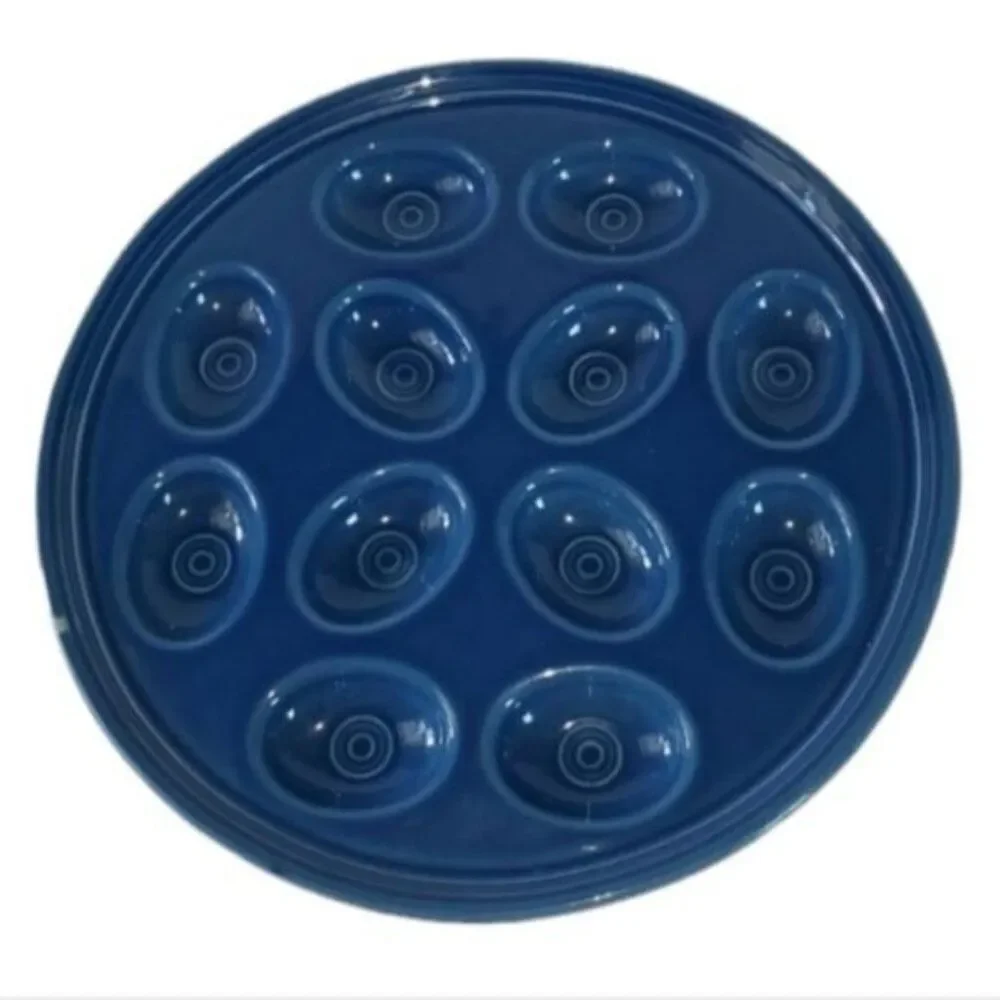 Festaware Fiesta 12 Deviled Egg Plater Plate Tray Blue Lapis Ceramic